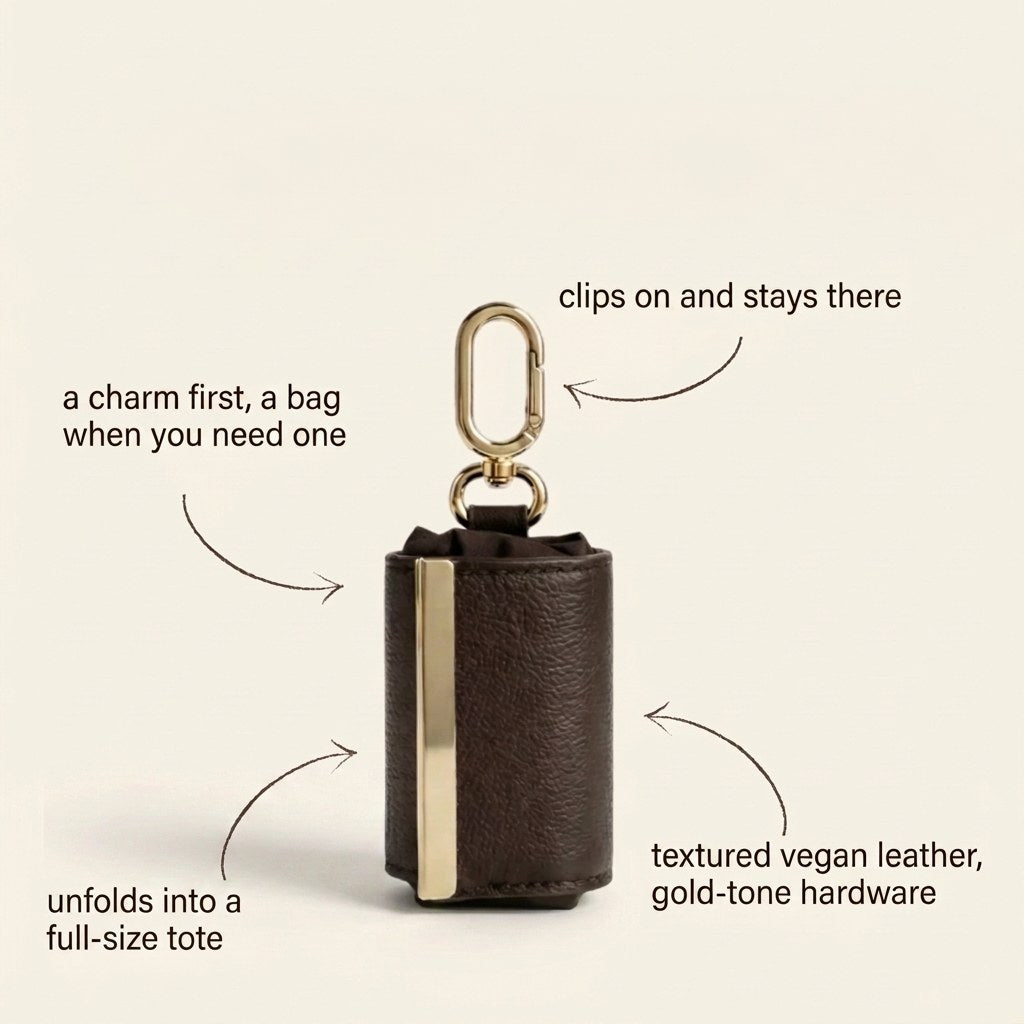 Made to be seen on your bag.