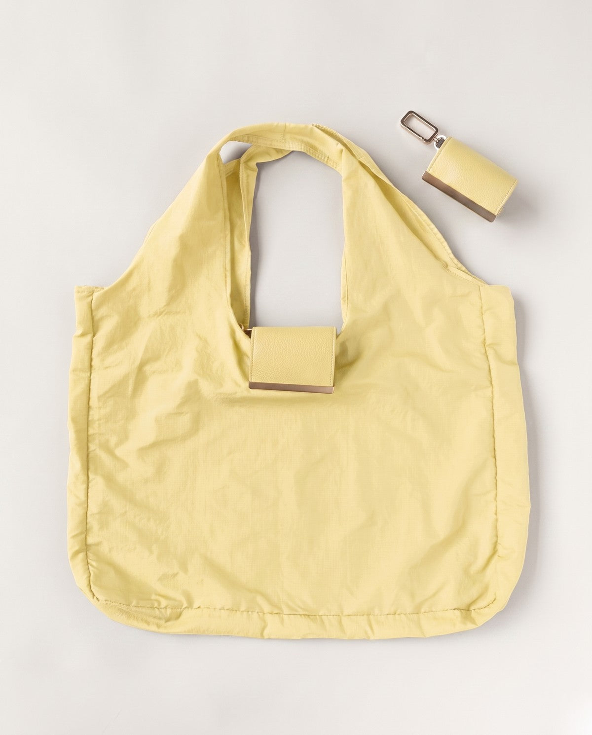 Pochelle keychain tote in Butter